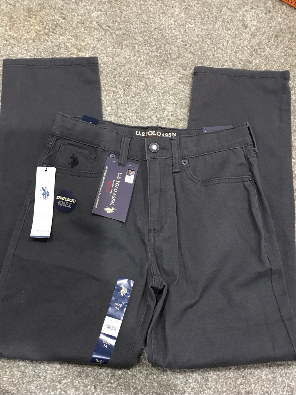 U.S. Polo Assn. Men's Dark Gray Straight Jeans